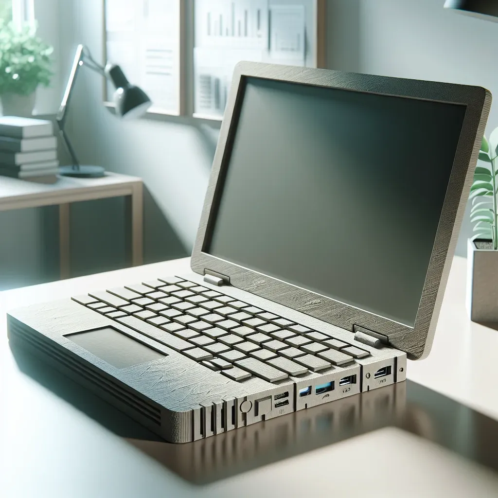 "HP apresenta seu novo modelo ecológico com carcaça em plástico reciclado, destacando seu compromisso com a sustentabilidade e a inovação em tecnologia"